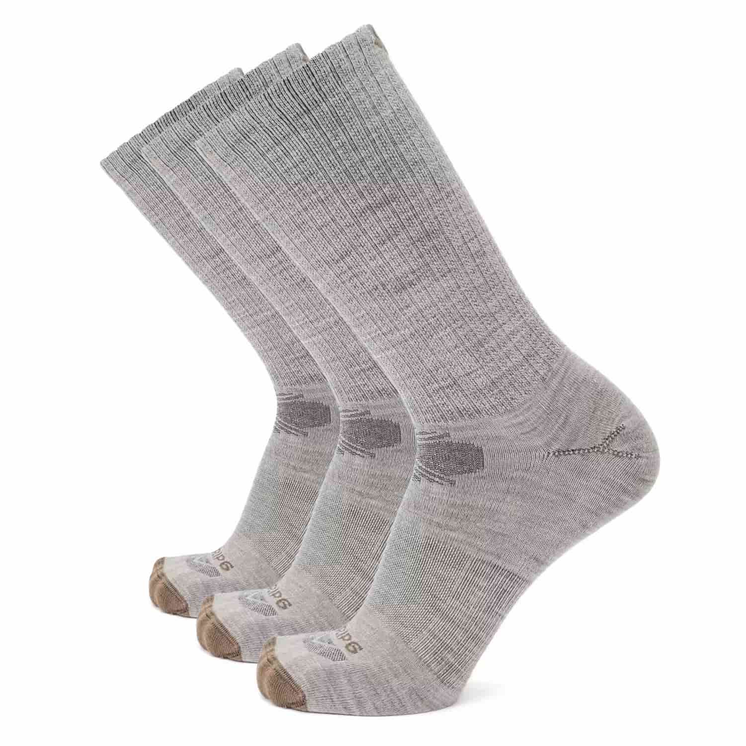 GRIP6 3 Pack Hobbs Casual Crew ultralight merino wool dress socks