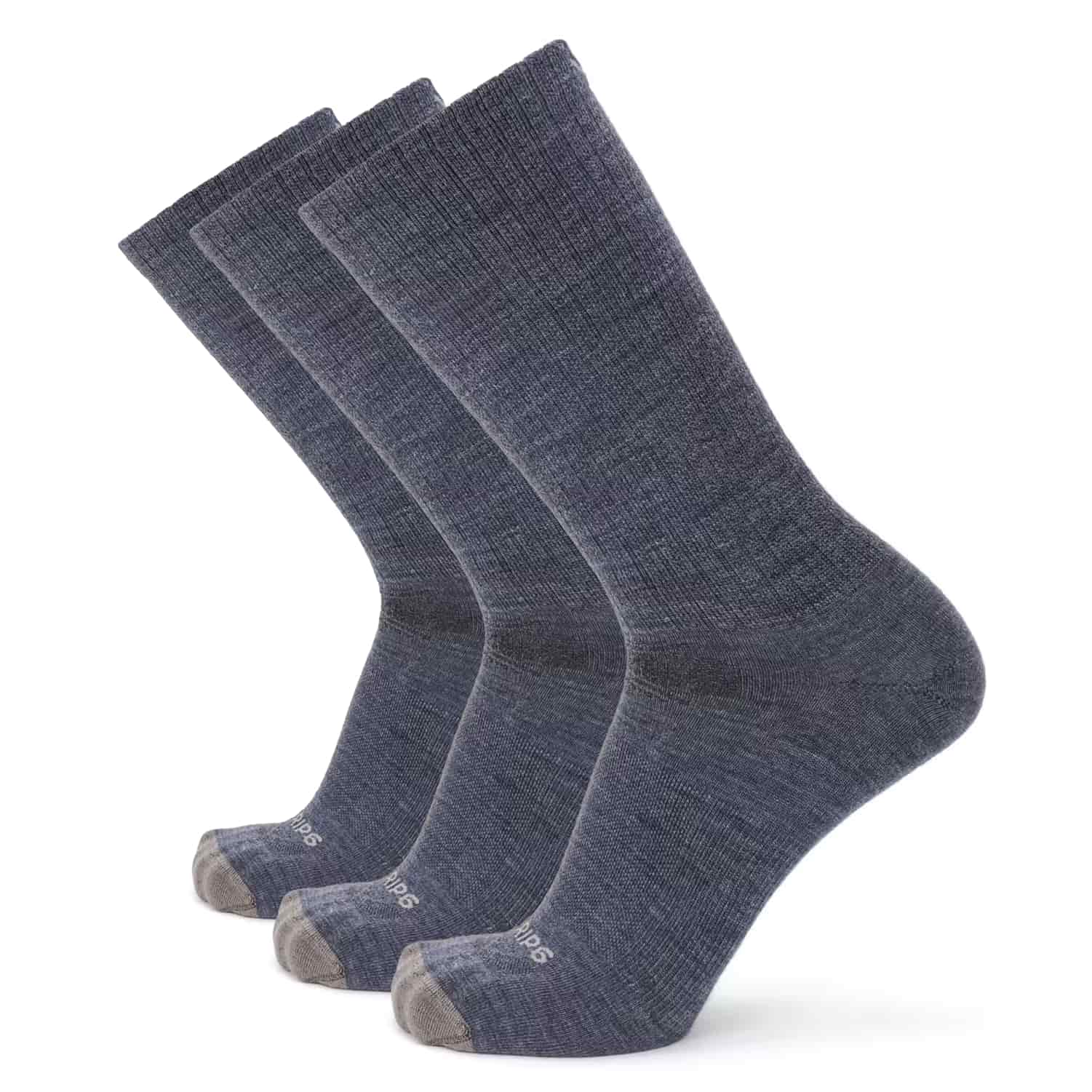 GRIP6 3 Pack Jones Casual Crew ultralight merino wool dress socks
